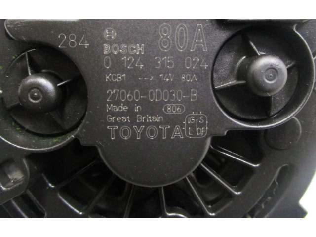 Генератор 270600D030B   Toyota Avensis T220      