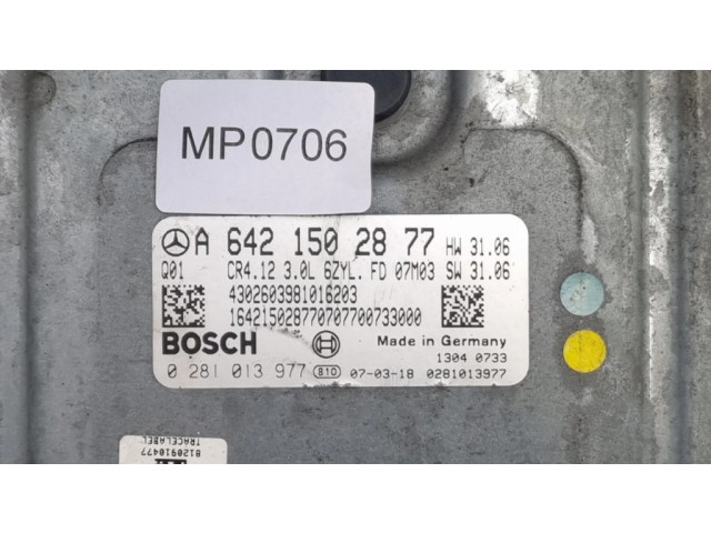 Řídící jednotka A6421502877, 0281013977   Mercedes-Benz GL X164 2007