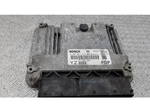 Řídící jednotka 0281011914, 55193968   Opel Vectra C 2003