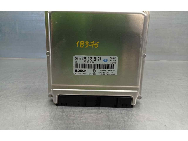 Řídící jednotka A6681530879, 0281011151   Mercedes-Benz A W168 2004
