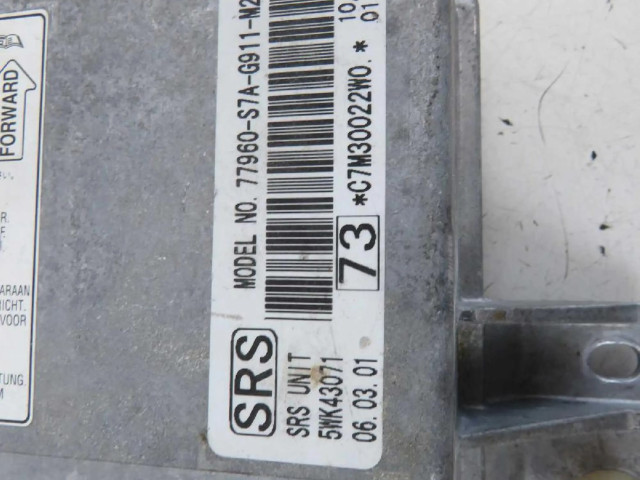 Блок подушек безопасности 77960-S7A-G911-M2   Honda Stream