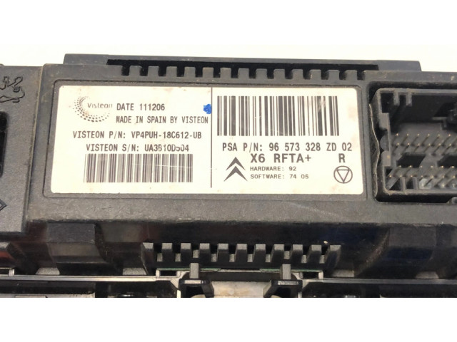 Блок управления климат-контролем 96498322XT, 96573328ZD   Citroen C6
