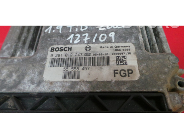 Блок управления двигателя 0281012247, 41357   Saab 9-3 Ver2