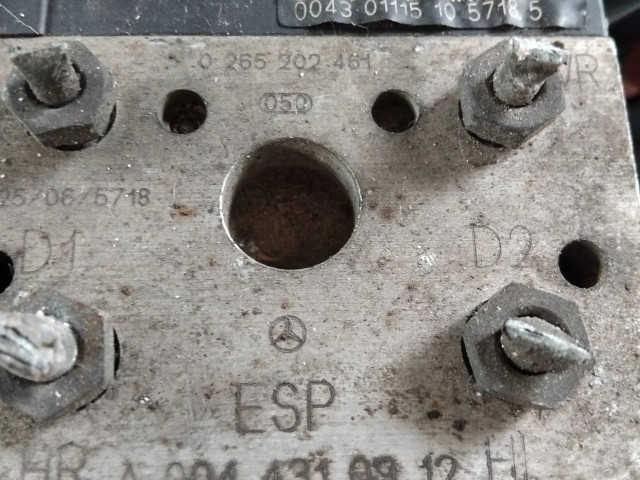 Jednotka ABS 0044310912, 0265202461   Mercedes-Benz A W168 1998