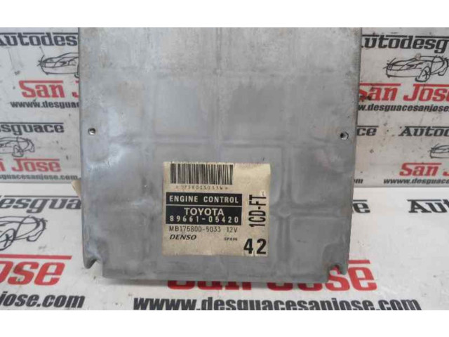 Řídící jednotka 8966105420   Toyota Avensis T220 2001