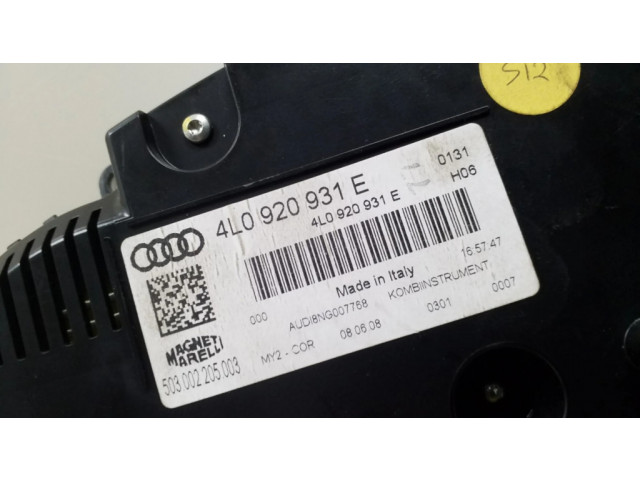Панель приборов 4L0920931E   Audi Q7 4L       