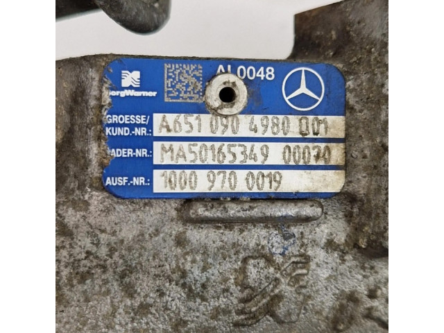  Турбина Mercedes-Benz E W212 2.2 A6510900480   для двигателя 651.924      