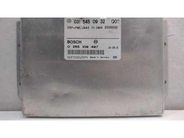 Блок управления ABS 0315450932, 0265109497   Mercede-Benz S AMG W221
