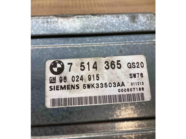 Блок управления коробкой передач 7514365, 96024915   BMW 3 E46