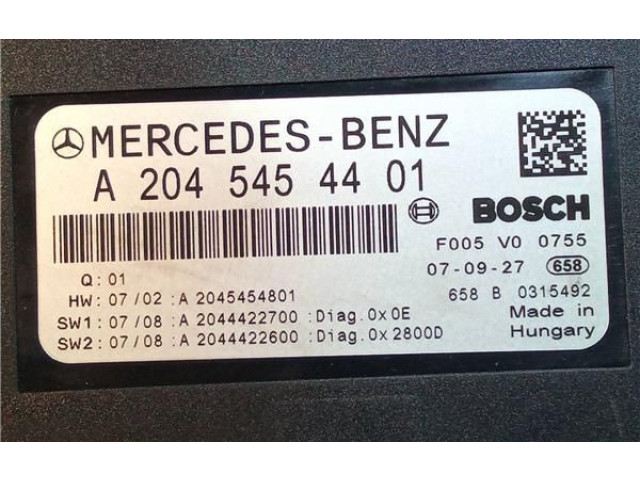   Pojistková skříňka A2045454401, F005V00755   Mercedes-Benz C W204 2007