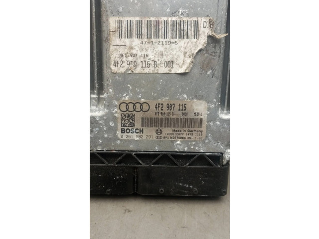 Блок управления двигателя 4F2910115B, 4F2907115   Audi A6 S6 C6 4F