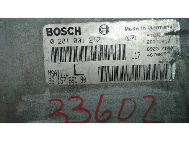 Блок управления двигателя 9615766180, 33602   Citroen XM