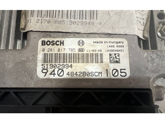 Řídící jednotka 0281017785, 51902994   Alfa Romeo Giulietta 2011