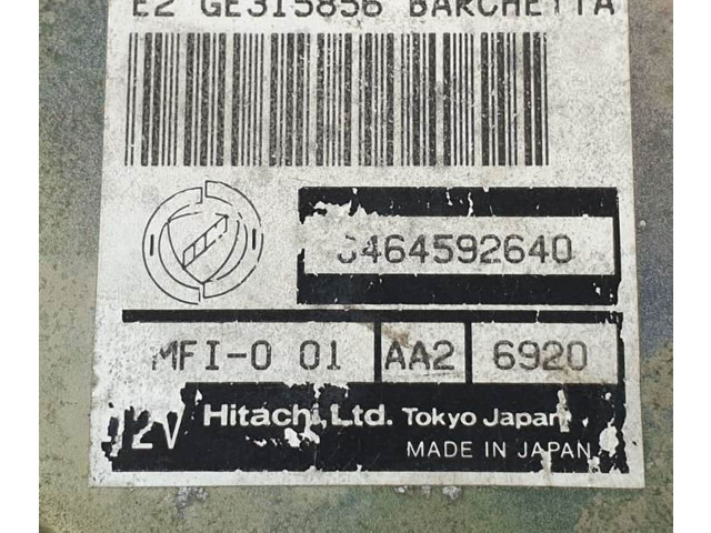 Передний двигатель механизма для подъема окон 0464592640, GE315856   Fiat Barchetta