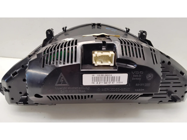 Панель приборов A2115405747, 110080292   Mercedes-Benz E W211       