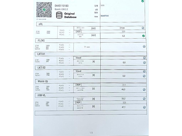 Форсунка 0445110183, BOSCH    Fiat Grande Punto   