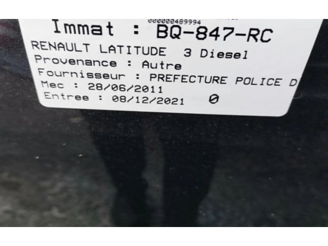 Интеркулер  144960287R   Renault Latitude (L70) 