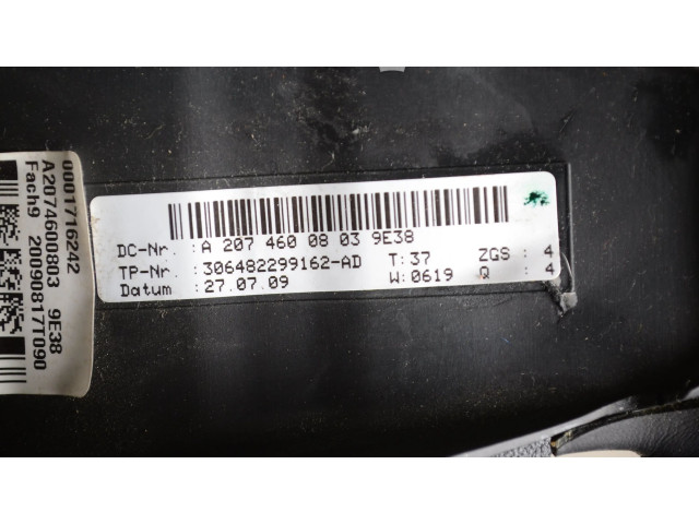Руль Mercedes-Benz E C207 W207  2009 - 2017 года A2074600803      