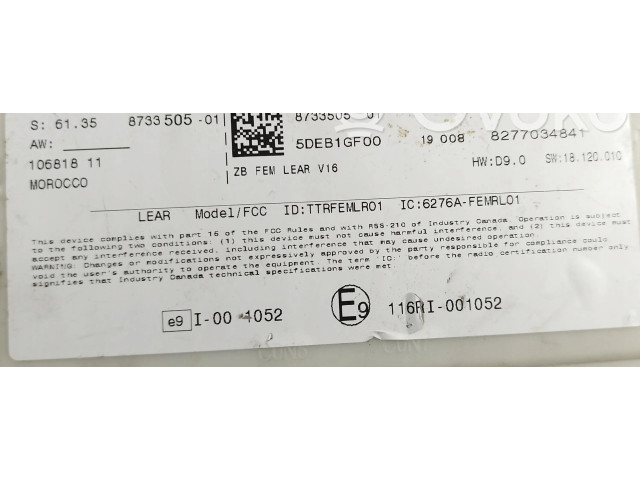 Блок комфорта 8733505   BMW X2 F39   