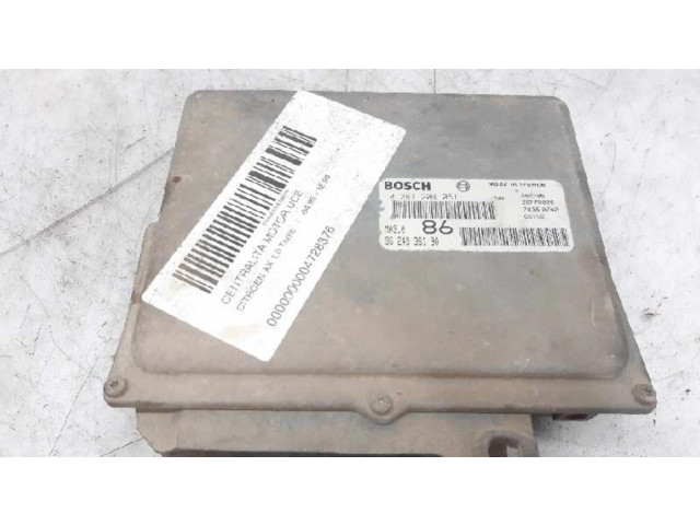 Řídící jednotka 9624936180   Citroen AX 1986