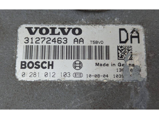 Řídící jednotka 0281012103, 31272463AA   Volvo XC90 2011