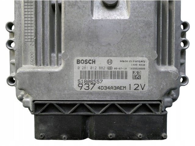 Řídící jednotka 51806557, 0281012882   Alfa Romeo 147 2007