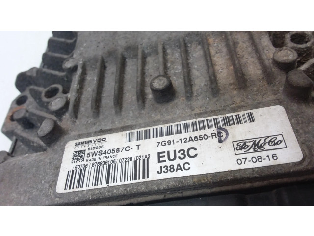 Блок управления двигателя 7G9112A650RC, 7G9112A650RD   Ford Galaxy