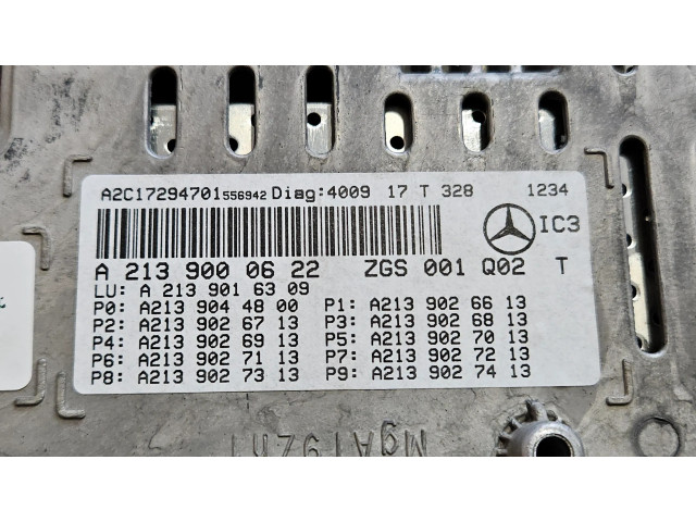 Přístrojová deska  Mercedes-Benz E W213 2016 A2139000622  