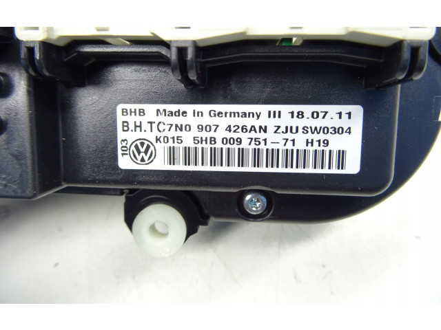 Блок управления климат-контролем 5HB009751, 5HB009751   Volkswagen Golf VI