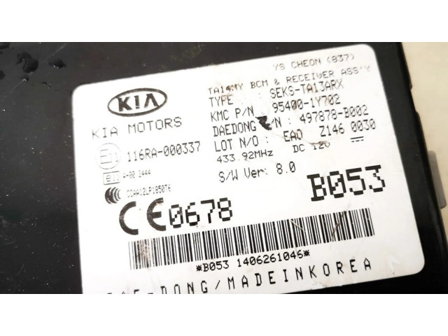 Блок управления 954001y702   KIA Picanto
