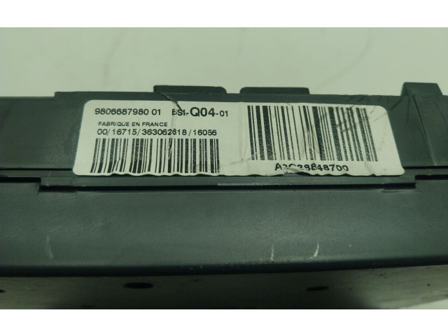 Pojistková skříňka Řídící jednotka BSM 1616451180, 980688798001   Peugeot 508 1950