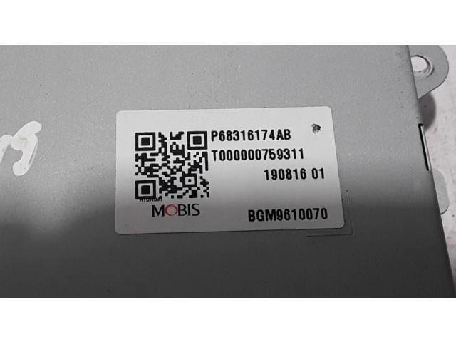 Дисплей    68316174AB   Chrysler Pacifica