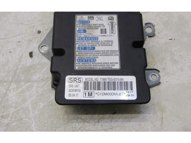 Блок подушек безопасности 77960-TGG-E010-M4   Honda Civic X