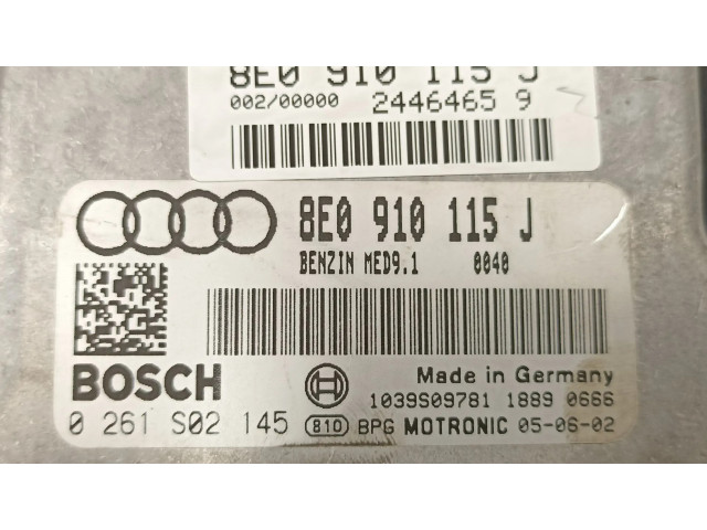 Блок управления 8E0910115J, 0261S02145   Audi A4 Allroad