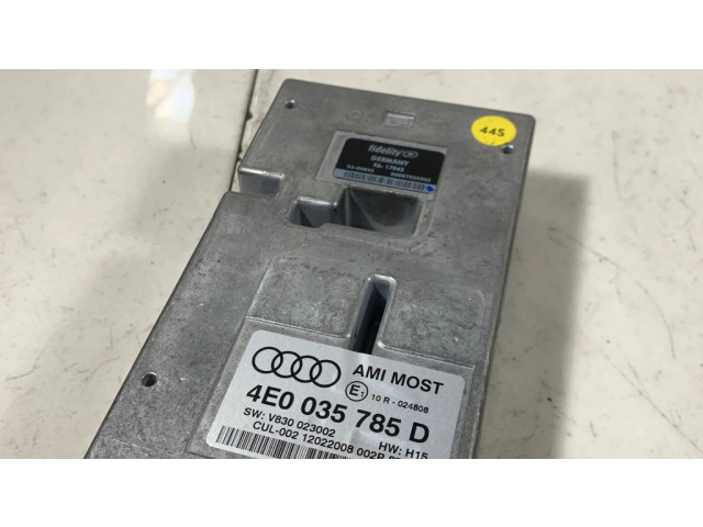 Блок управления 4E0035785D, V830023002   Audi A4 S4 B8 8K