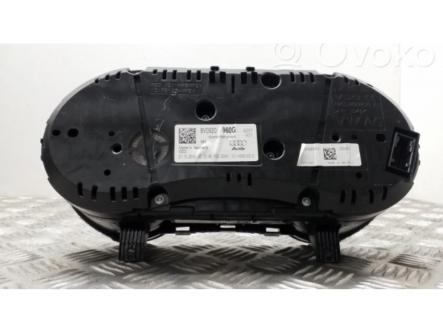 Панель приборов 8V0920960G, A2C90492500   Audi A3 S3 8V       