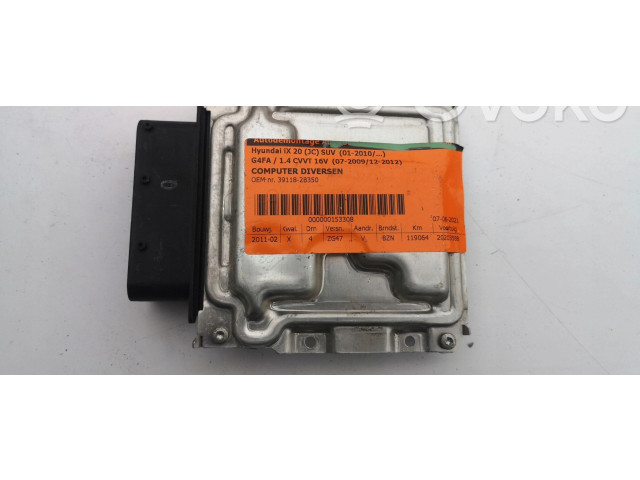Комплект блоков управления 39118-2B350, 39118-2B350 9001090151KC   Hyundai ix20