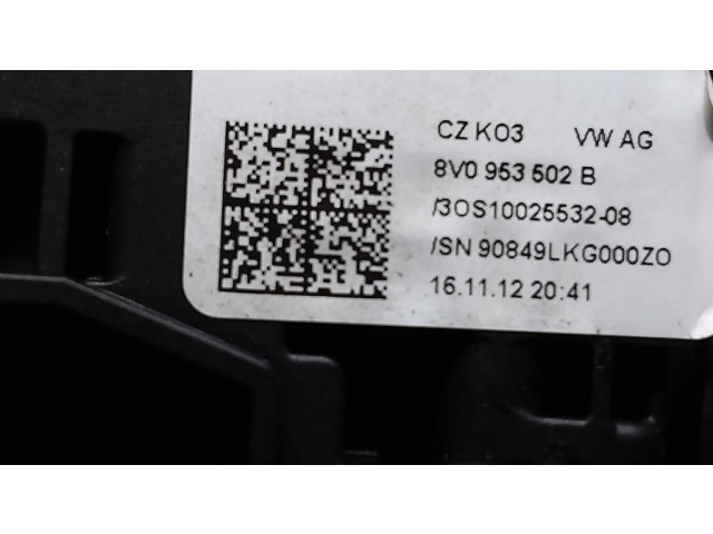 Подрулевой шлейф SRS 5Q0953549A, 8V0953502B   Audi A3 S3 8V