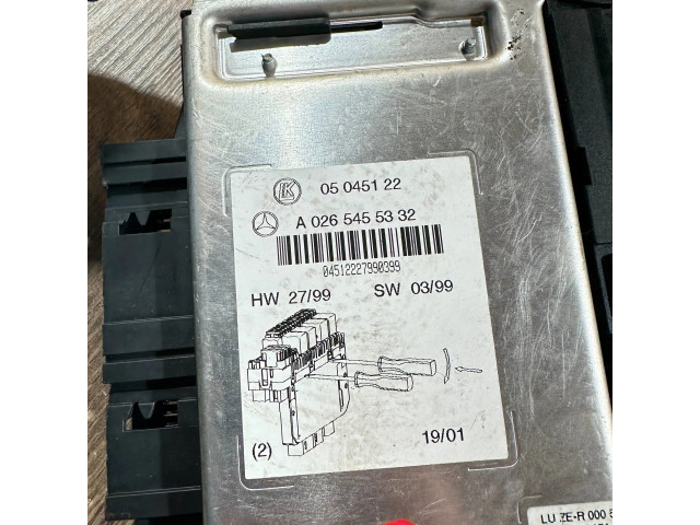   Pojistková skříňka A0265455332, 05045122   Mercede-Benz S W220 2001