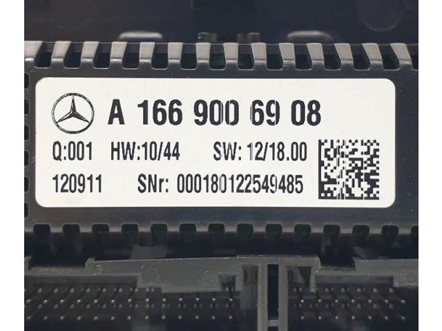 Блок управления климат-контролем A1669006908   Mercedes-Benz ML W166