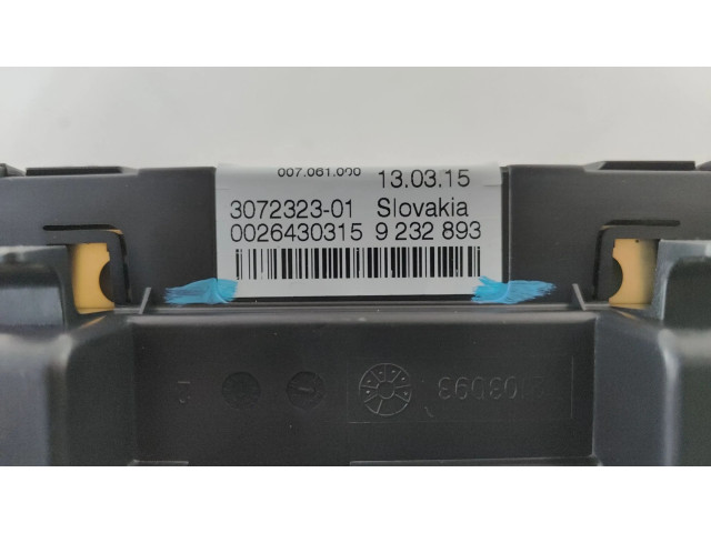 Přístrojová deska  BMW 3 E92 E93 2013 6210IK9372487, 00264303159232893  