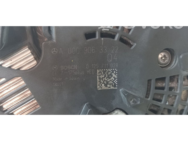 Píst A0009063322, 166687   Mercedes-Benz CLA C117 X117 W117     