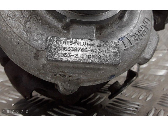  Турбина Renault Laguna III  h8200638766, gta1549lv   для двигателя M9R814      