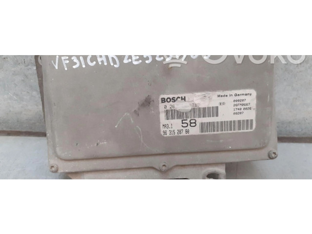 Řídící jednotka 9613528780   Peugeot 106 