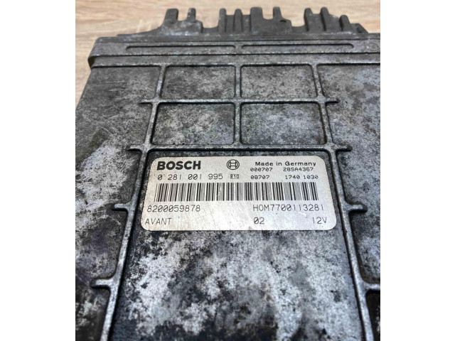 Řídící jednotka HOM7700113281, 0281001995   Renault Laguna I 1994