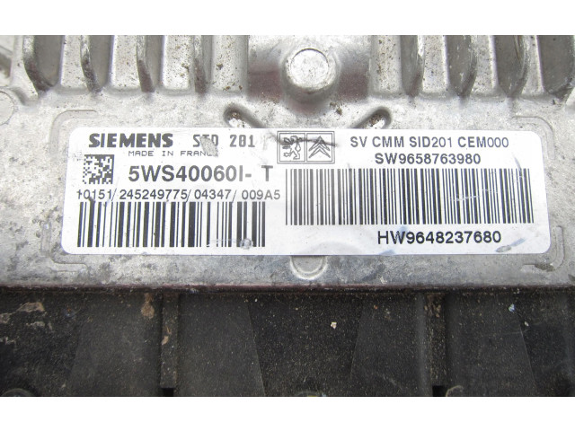 Řídící jednotka 9658763980, 5WS40060I   Peugeot 607 2001