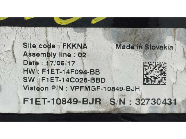 Přístrojová deska  Ford Focus ST 2017 F1ET10849BJR, F1ET14F094BB  
