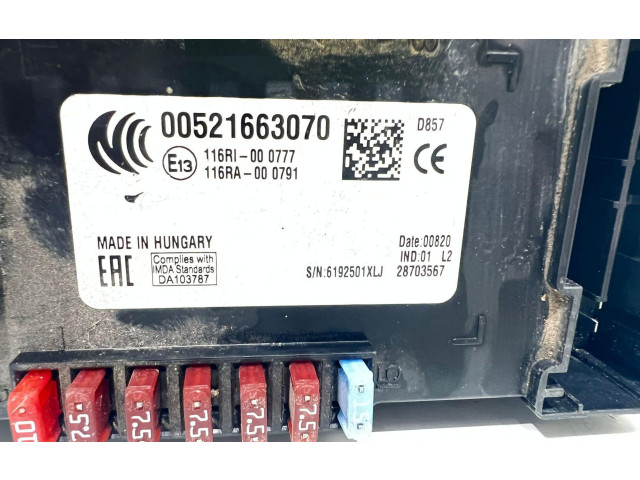 Блок комфорта 00521663070, 00521663070   Jeep Renegade   