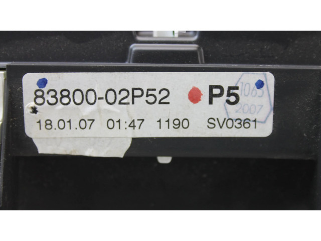 Přístrojová deska  Toyota Corolla E140 E150 2010 8380002P52  