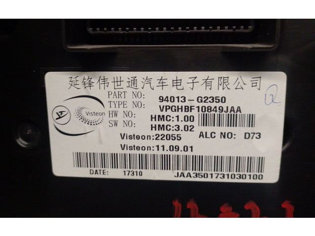Спидометр (приборный щиток)     94013G2350, VPGHBF10849JAA    Hyundai Ioniq 